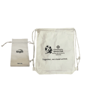 10OZ COTTON CANVAS DRAWSTRING BAG